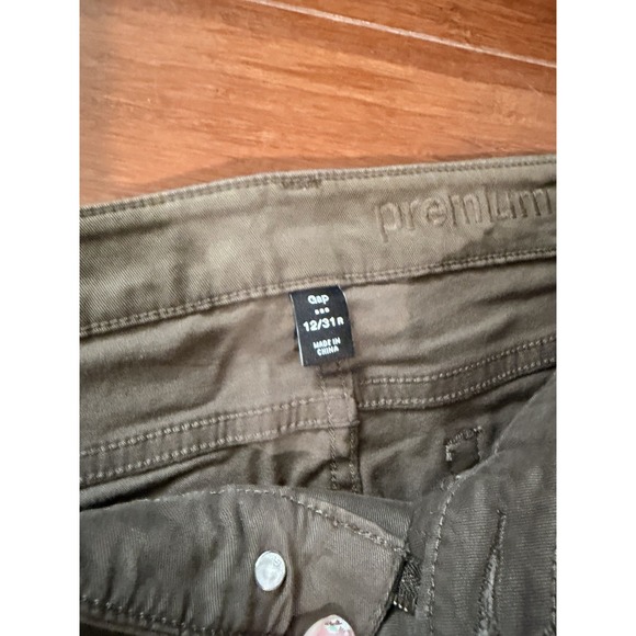 NWT‎ Women Gap Modern Light Tan Pants Size 12/31 R NEW Super Skinny - Picture 3 of 7